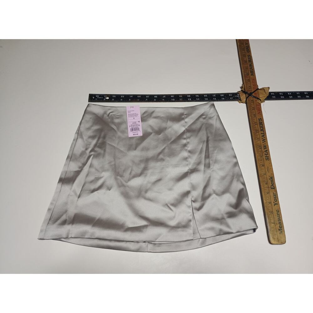 Wild Fable High-Rise Satin Miniskirt - Size Small - New